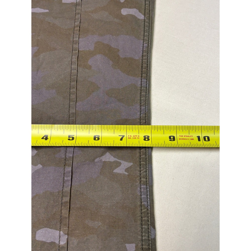Anthropologie The Wanderer Camo Wide Leg Utility Pants Green Grey Womens 31X27 - Picture 10 of 11